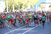 Sortida de la mitja marató de Tarragona.