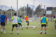 Imatge del primer entrenament del Nàstic 2018-19.