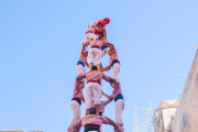 Diada castellera Mercè i pilars caminant (I)