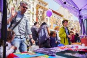 Imatges de la Diada de Sant Jordi 2019 a la Rambla Nova de Tarragona