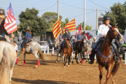 L'eslàlom a cavall de la Fira de Sant Jaume