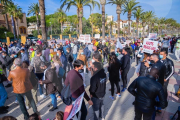 Manifestació de l'oci nocturn a Salou