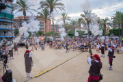 Els Gegants i Grallers de Vila-seca van ser els grans protagonistes de la jornada on també van participar trabucaires i altres elements festius del municipi.