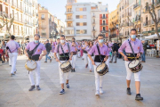 Les quatre colles de la ciutat actuen a la plaça de la Font per primer cop sense aforament al públic.