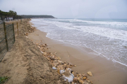 Les polatges de la ciutat de Tarragona desapareixen a causa del temporal Filomena del gener de 2021