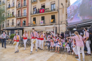 Molta emoció a la plaça de la Font