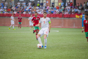 Partit de futbol Espanya-Marroc a l'Estadi Municipal de la Pobla de Mafumet