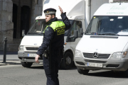 Imatge d'arxiu d'un agent de la Guàrdia Urbana de Tarragona.