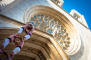 Imatge d'arxiu dels Xiquets de Tarragona de la diada del Pla de la Seu del juliol del 2015.