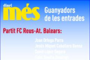 Consulta els guanyadors de les entrades pel CF Reus - At. Balears