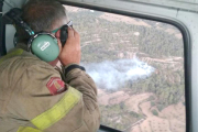 Quatre incendis simultanis per llamps a les Terres de l'Ebre