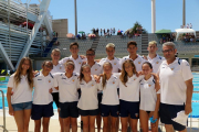 L'equip infantil del Club Natació Tarragona, al complet.