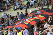 Una imatge de les graderies de l'Estadi de la capital del Baix Camp durant el partit contra el Rayo.