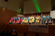 Foto de grup dels participants en el First Lego League del matí.