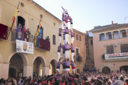 5de7 dels Castellers d'Altafulla a la diada de Sant Martí.