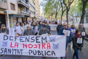 Manifestación sanitarios en Tarragona