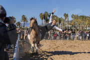 Exhibición hípica en Salou