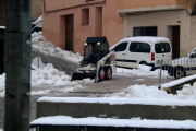 Nieve en Horta de Sant Joan