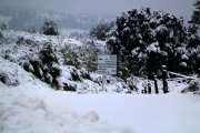 Nieve en Horta de Sant Joan