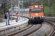 Imatge d'arxiu d'un tren de rodalies.