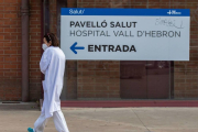 L'entrada de l'Hospital Vall d'Hebron.