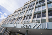 Imatge de l'Hospital Joan XXIII, on s'ha adaptat la zona C de la sisena planta per casos de COVID-19.