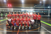 La plantilla del CV SPiSP al complet el passat dissabte.