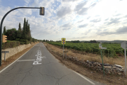 Carretera que uneix Sant Vicenç amb el Vendrell.