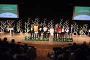 L'acte de lliurament dels distintius d'Escoles Verdes i de les millors iniciatives d'educació per a la sostenibilitat.