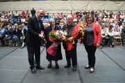 Homenatge a l'home i la dona més grans de Reus, en el marc de la Festa de la Gent Gran