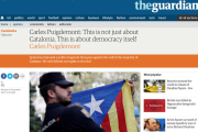 Article de Carles Puigdemont a 'The Guardian'.