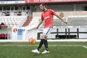 Aburjania va ser presentat com a jugador del Nàstic el 14 de gener del 2016.