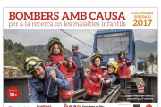 Imatge de la coberta del calendari solidari dels Bombers