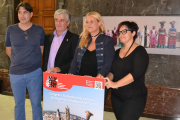 Imatge de l'acte de presentació del primer Congrès i Trobada Internacional de Gegants de Reus