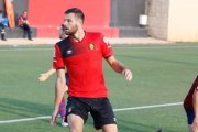 Álex López, entrenant amb el RCD Mallorca.