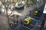 L'accident ha tingut lloc a l'inici de les Rambles.