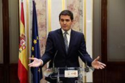 Albert Rivera, en la roda de premsa posterior a la moció de censura.