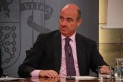 El ministre d'Economia i Competitivitat, Luis de Guindos, aquest divendres en roda de premsa després de la reunió del Consell de Ministres.