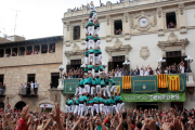 4de10fm dels Castellers de Vilafranca per Sant Fèlix.