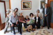Homenaje institucional a la abuela centenaria de Roquetes, Ramira Querol