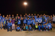 El club de atletismo con la nueva equipación.