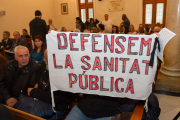 Protestes dels treballadors al Ple de Salut del passat novembre.