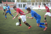 El punta Iván Vidal, durant una acció del partit.