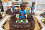 La figura de xocolata de Sergi Roberto.