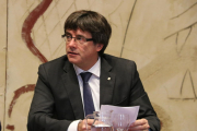 Imatge d'arxiu del president de la Generalitat, Carles Puigdemont.