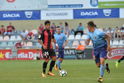 Gus Ledes en un moment del partit de pretemporada contra el Girona.