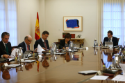 Imatge del Consell de Ministres extraordinari d'aquest 11 d'octubre.