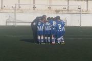 Un partit de benjamins disputat aquest cap de setmana a Torredembarra.