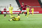 Una jugada del partit de dissabte del Nàstic, que va aconseguir sotmetre els castellonencs.