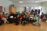 Fotografía de familia de la clausura del taller.